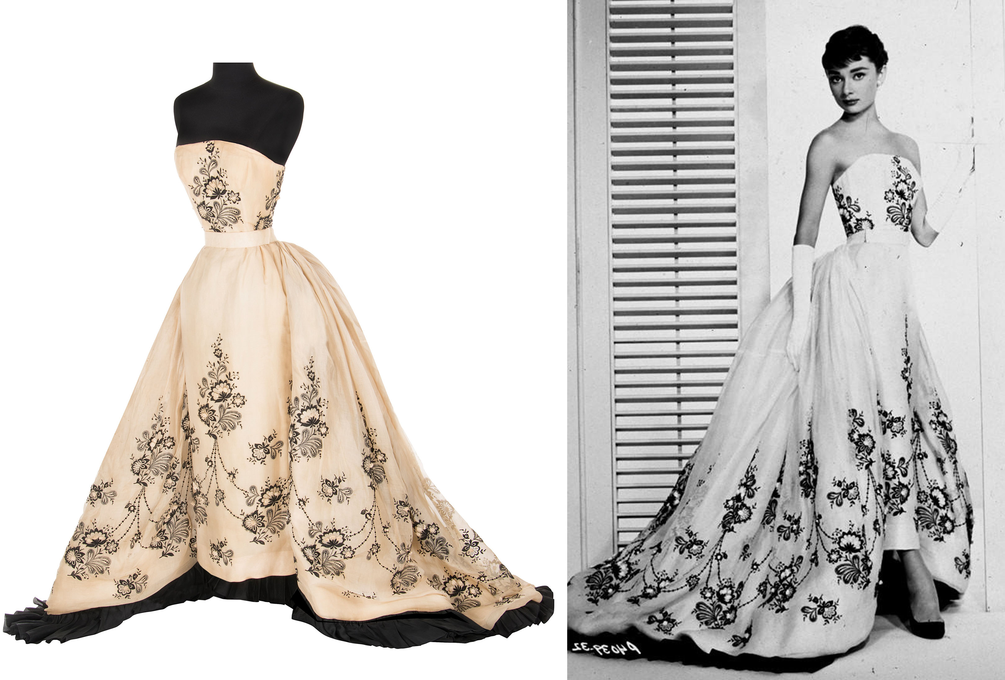 audrey hepburn sabrina gown