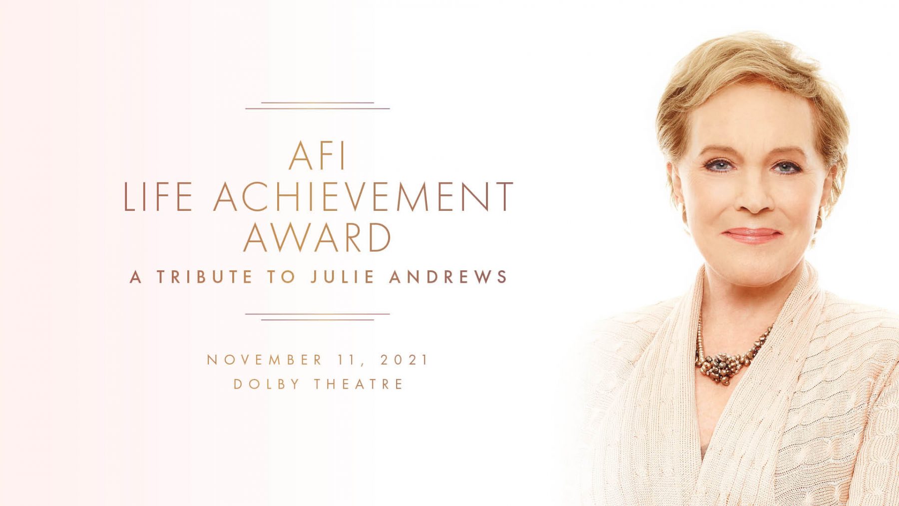 48th AFI Life Achievement Award, julie andrews