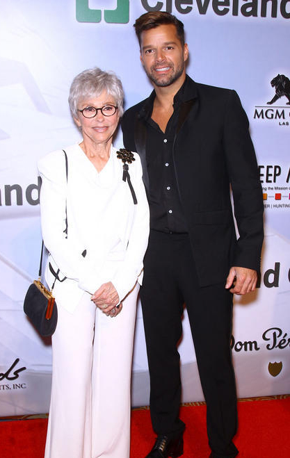 Ricky Martin and Rita Moreno