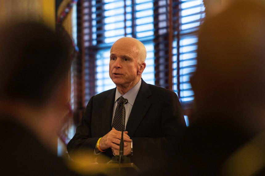 John McCain, brain tumor