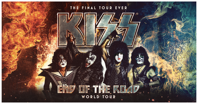 kiss, end of the road, tour