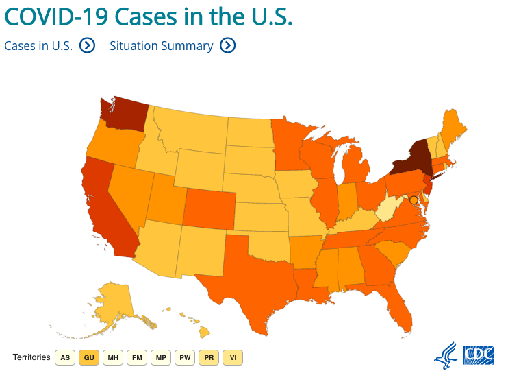 coronavirus, united states cases
