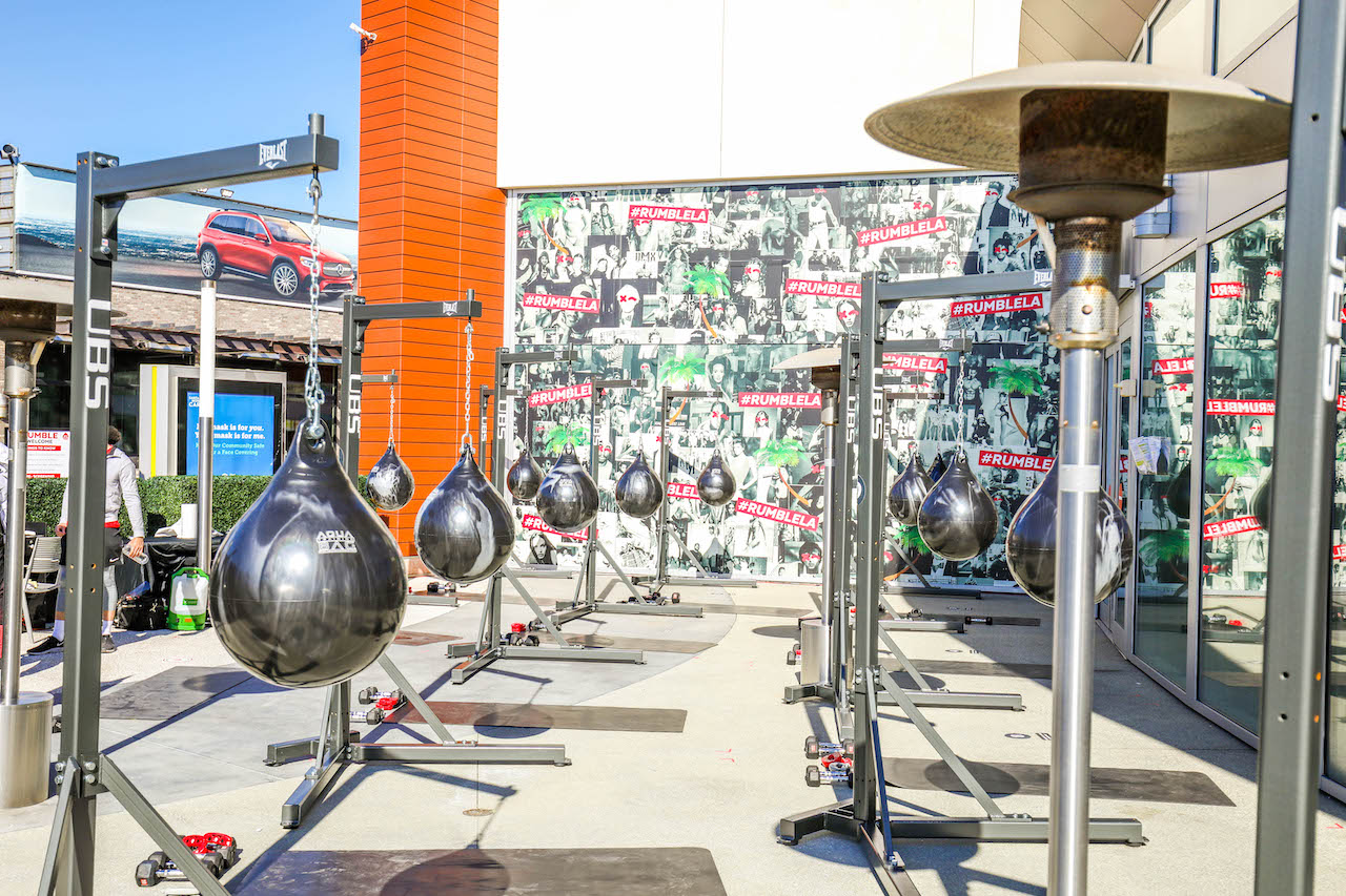 Santa Monica Place & Rumble Launch Outdoor Fitness Classes LATF USA