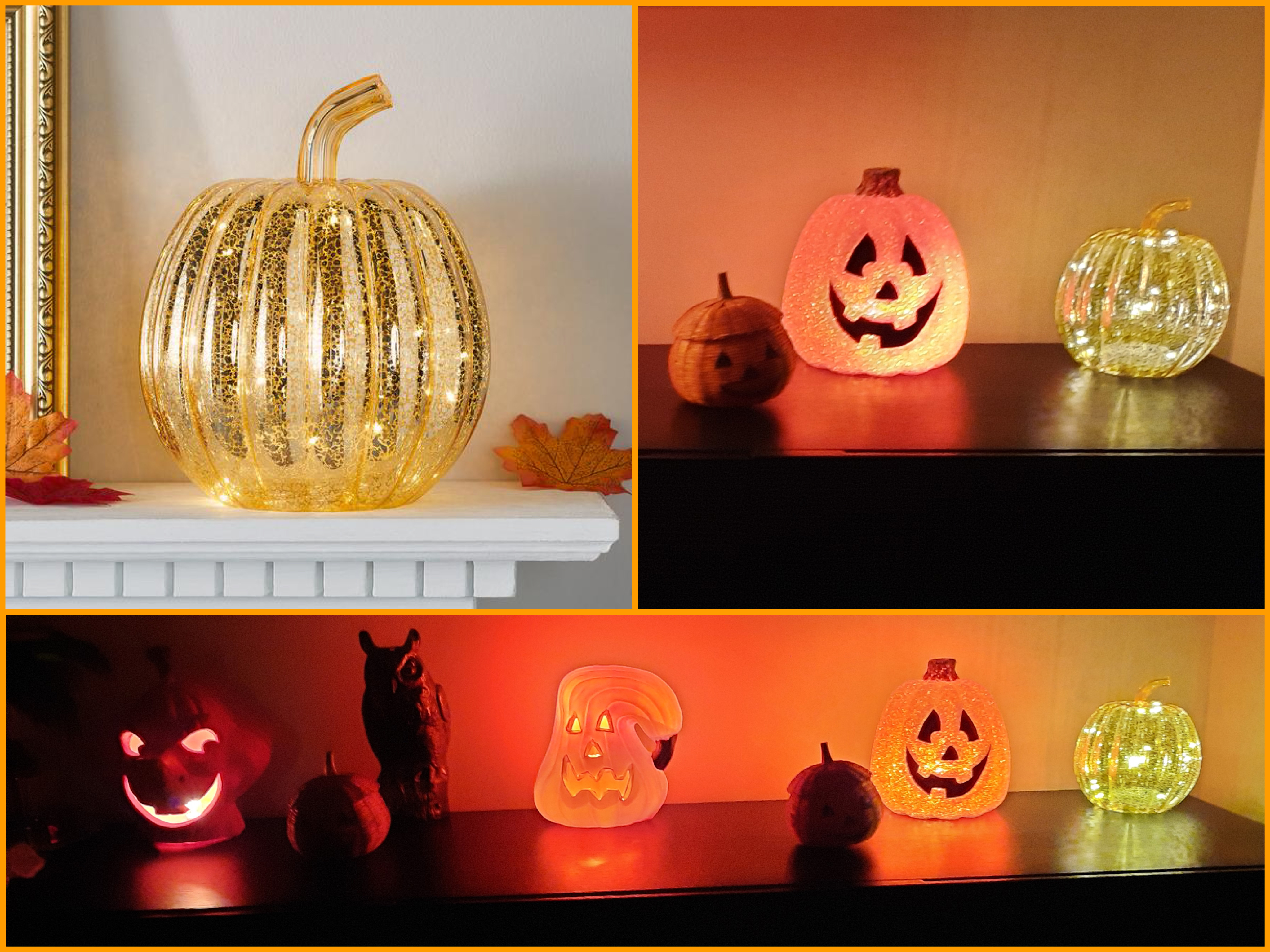 lights4fun, halloween decorating, pumpkins