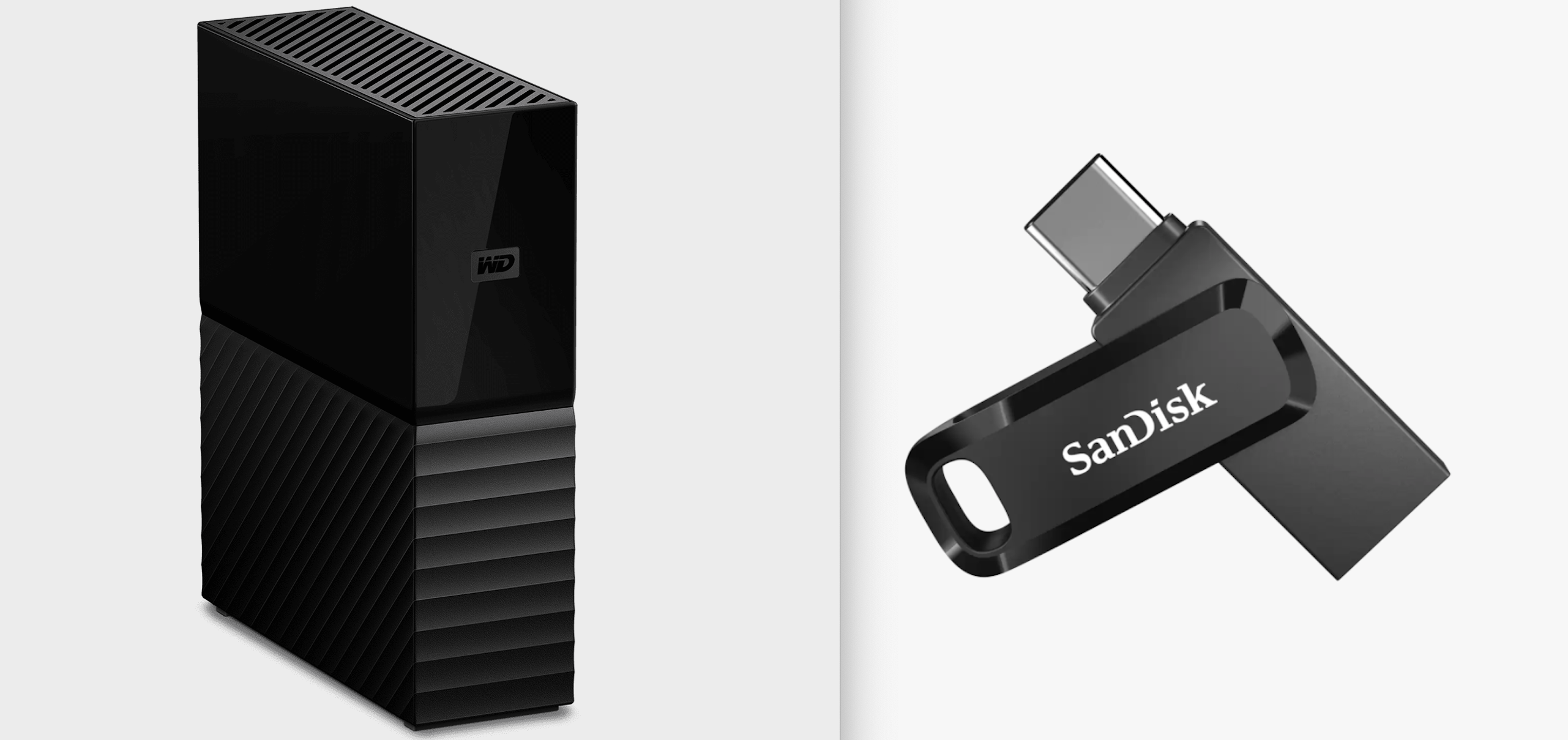 western digital, external hard drive, flash drive