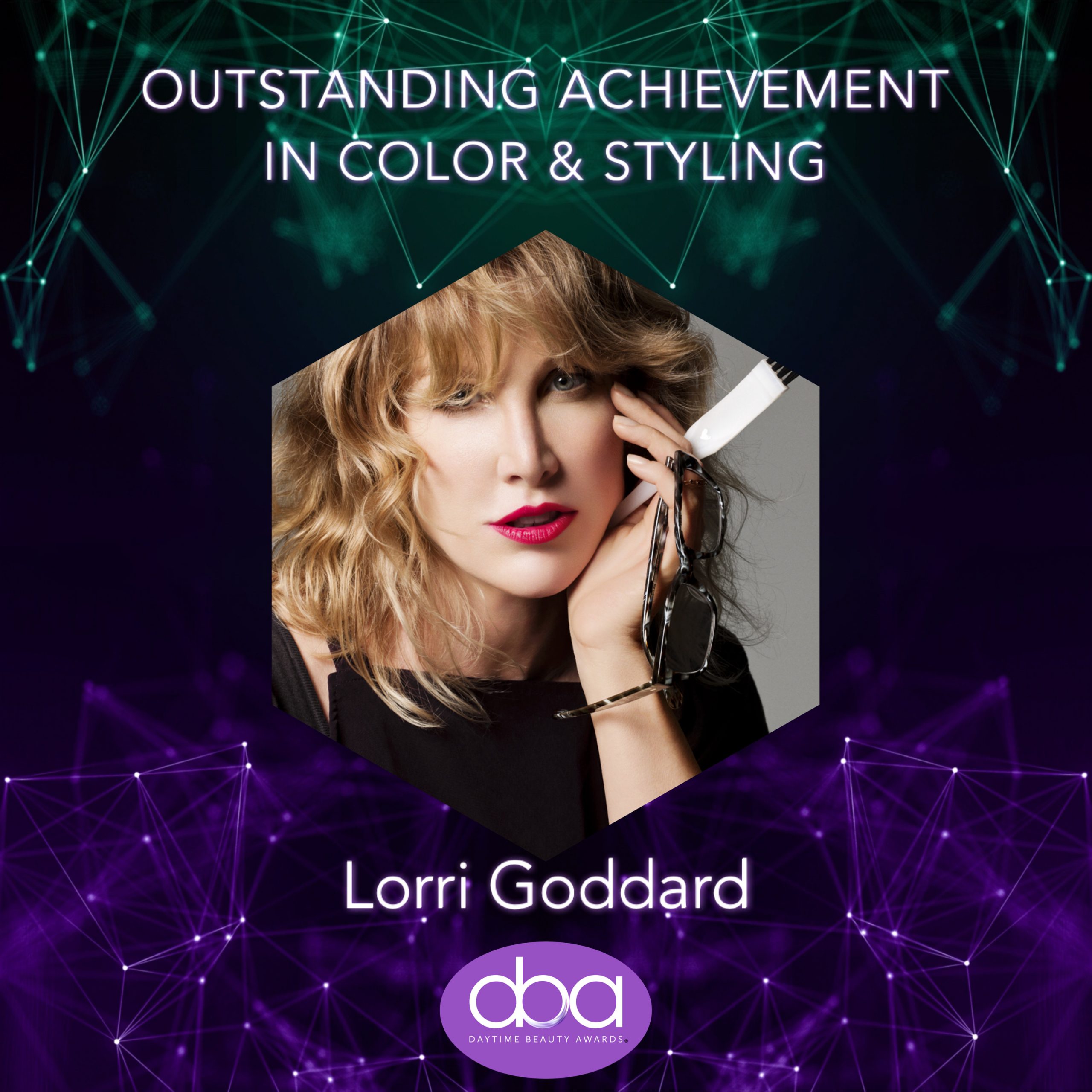 lorri goddard, colorist, daytime beauty awards, hair color, honoree award