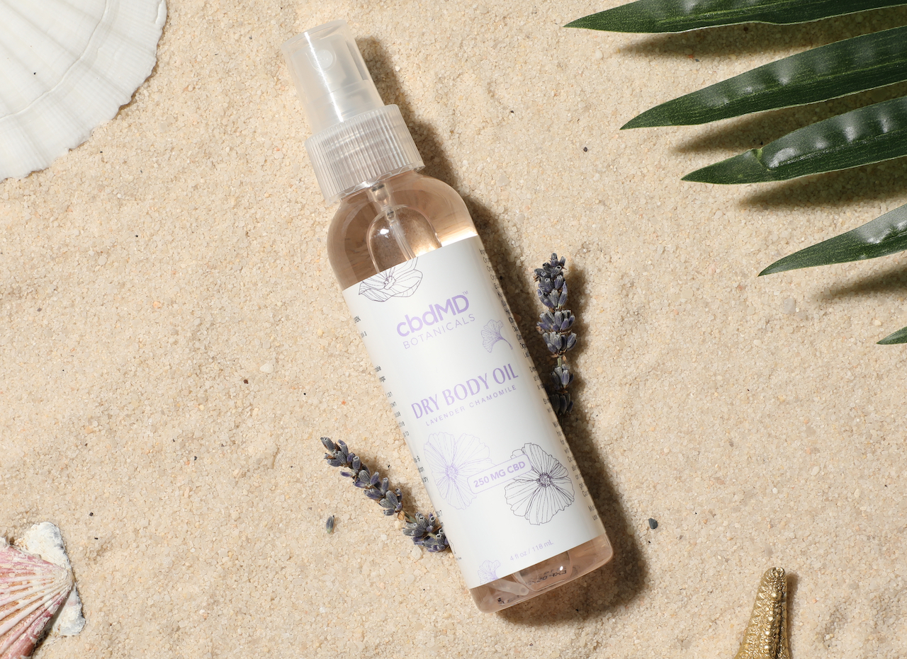 CBDMD Dry Body Oil Lavender Chamomile