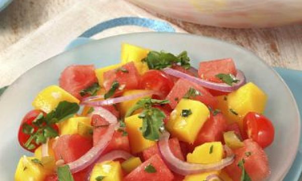 National Mango Board Mango Watermelon Salad