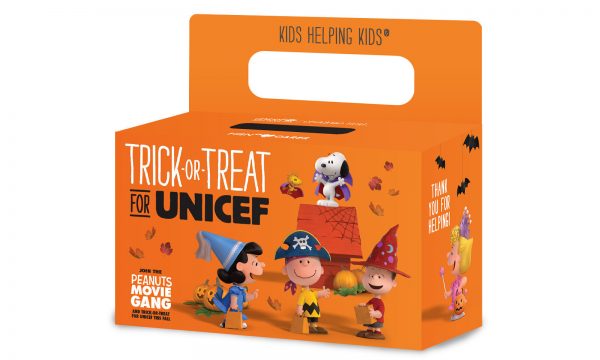 The Peanuts Movie Gang and Trick or Treat for UNICEF