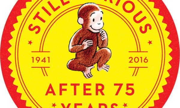 HMH Curious George 75th Anniversary Logo