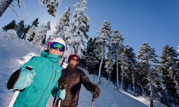 big bear for valentine's day snow