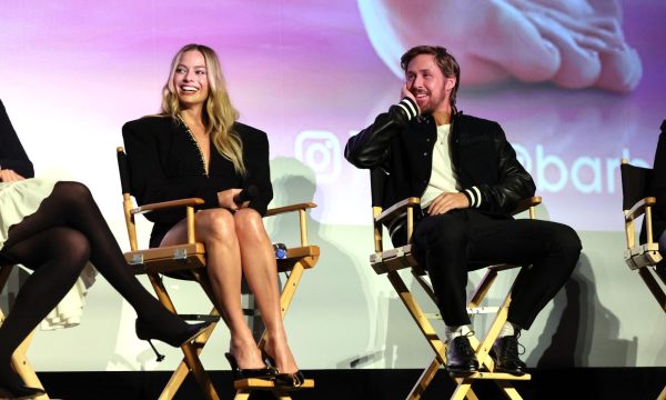 LOS ANGELES, CALIFORNIA - JANUARY 05: Margot Robbie and Ryan Gosling seen at Warner Bros.' "Barbie" Los Angeles Special Screening and Q&A at Harmony Gold on January 05, 2024 in Los Angeles, California. (Photo by Eric Charbonneau/Getty Images for Warner Bros.)