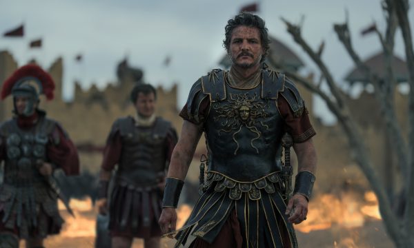 Pedro Pascal plays Marcus Acacius in Gladiator II from Paramount Pictures.