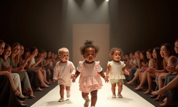 AI baby fashion show