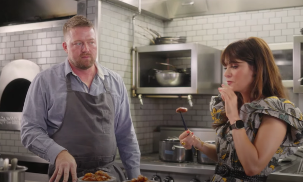 zooey deschanel, food show, what am i eating