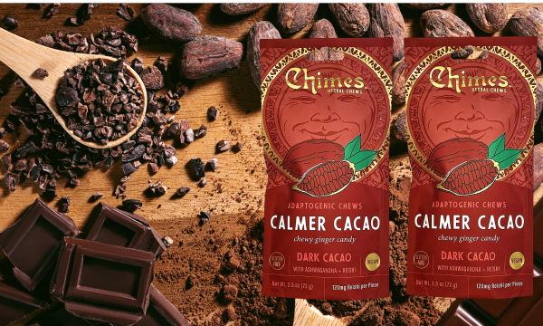 chimes gourmet, cacao snack, candy