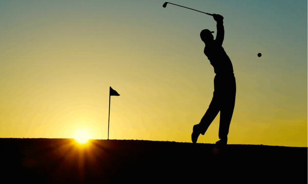 golf-sunset-sport-golfer