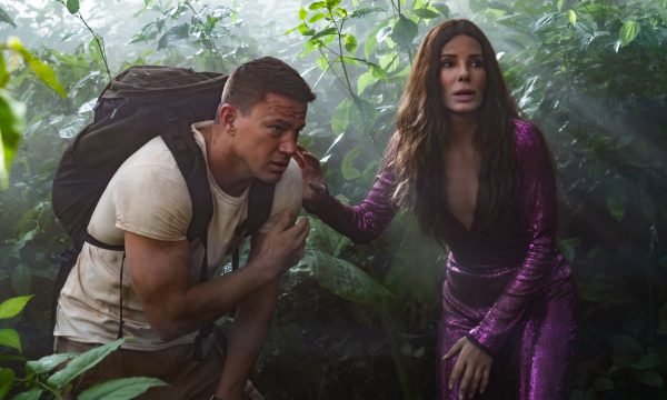 Pictured: Channing Tatum as Alan and  Sandra Bullock as Loretta in Paramount Pictures' "THE LOST CITY." Streaming on Paramount+. Photo Credit: Kimberley French/Paramount Pictures