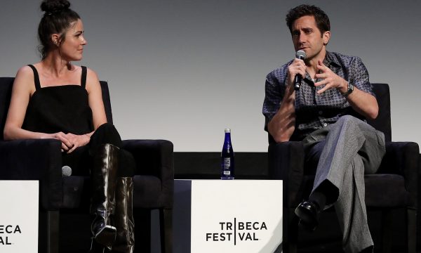 New York, New York, 6/9/24 - (L-R) Anne Sewitsky (Exec Producer) and Jake Gyllenhaal attends the  Tribeca Festival world premiere of Apple’s limited series “Presumed Innocent” at the BMCC Tribeca Performing Arts Center in New York, NY. "Presumed Innocent" premieres globally on Apple TV+ on Wednesday, June 12, 2024.


-PICTURED: (L-R) Anne Sewitsky (Exec Producer) and Jake Gyllenhaal
-PHOTO Marion Curtis / Starpix for Apple
-Location: BMCC Tribeca Performing Arts Center